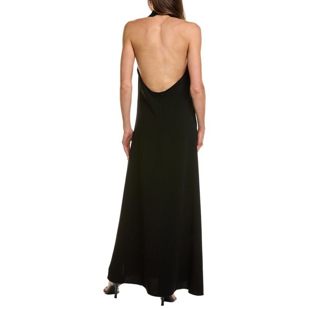 Proenza Schouler Womens Ember Matte Maxi Dress, Black - Picture 2 of 4